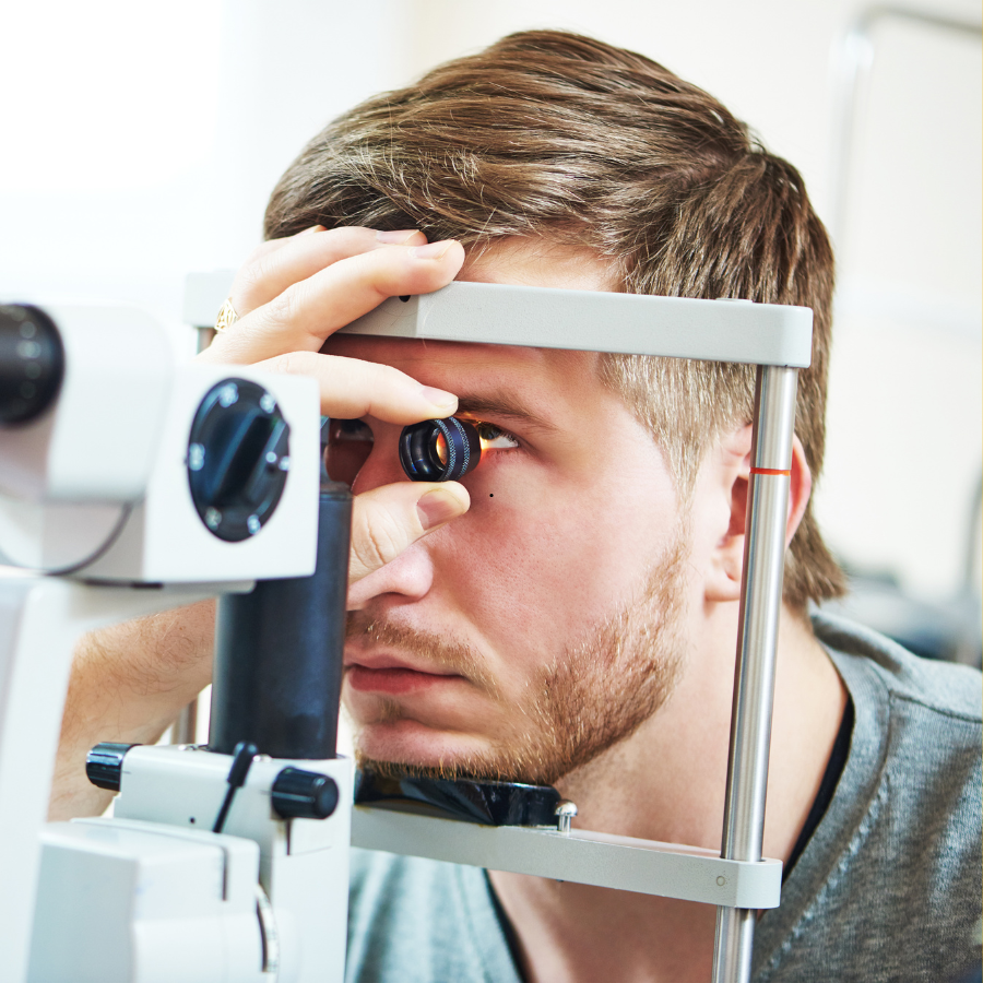 Routine annual eye exam